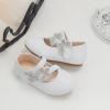 imageGINFIVE Toddler Girls Dress Shoes Little Girls Mary Janes Ballerina Flats Shoes ToddlerGg12white