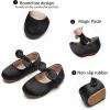 imageGINFIVE Toddler Girls Dress Shoes Little Girls Mary Janes Ballerina Flats Shoes ToddlerGn24black