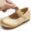 imageGINFIVE Toddler Girls Dress Shoes Little Girls Mary Janes Ballerina Flats Shoes ToddlerGn24gold