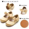imageGINFIVE Toddler Girls Dress Shoes Little Girls Mary Janes Ballerina Flats Shoes ToddlerGn24gold