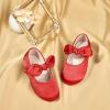 imageGINFIVE Toddler Girls Dress Shoes Little Girls Mary Janes Ballerina Flats Shoes ToddlerGn24red