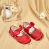 imageGINFIVE Toddler Girls Dress Shoes Little Girls Mary Janes Ballerina Flats Shoes ToddlerGn24red