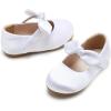 imageGINFIVE Toddler Girls Dress Shoes Little Girls Mary Janes Ballerina Flats Shoes ToddlerGn24white