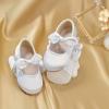 imageGINFIVE Toddler Girls Dress Shoes Little Girls Mary Janes Ballerina Flats Shoes ToddlerGn24white