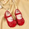 imageGINFIVE Toddler Girls Dress Shoes Little Girls Mary Janes Ballerina Flats Shoes ToddlerGn25red
