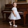 imageGINFIVE Toddler Girls Dress Shoes Little Girls Mary Janes Ballerina Flats Shoes ToddlerGn25white
