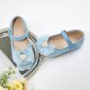imageGINFIVE Toddler Girls Dress Shoes Little Girls Mary Janes Ballerina Flats Shoes ToddlerGn29blue