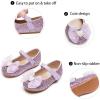 imageGINFIVE Toddler Girls Dress Shoes Little Girls Mary Janes Ballerina Flats Shoes ToddlerGn29purple
