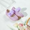 imageGINFIVE Toddler Girls Dress Shoes Little Girls Mary Janes Ballerina Flats Shoes ToddlerGn30purple