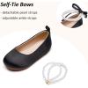 imageGINFIVE Toddler Girls Dress Shoes Little Girls Mary Janes Ballerina Flats Shoes ToddlerGn34  Black