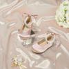 imageGINFIVE Toddler Girls Dress Shoes Little Girls Mary Janes Ballerina Flats Shoes ToddlerGn34  Pink