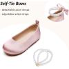 imageGINFIVE Toddler Girls Dress Shoes Little Girls Mary Janes Ballerina Flats Shoes ToddlerGn34  Pink