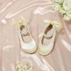 imageGINFIVE Toddler Girls Dress Shoes Little Girls Mary Janes Ballerina Flats Shoes ToddlerGn34  Yellow