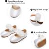 imageGINFIVE Toddler Girls Dress Shoes Little Girls Mary Janes Ballerina Flats Shoes ToddlerGn35  White
