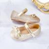imageGINFIVE Toddler Girls Dress Shoes Mary Janes Ballerina Flats for Girls Shoes ToddlerGf22 Gold
