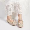 imageGINFIVE Toddler Girls Dress Shoes Mary Janes Ballerina Flats for Girls Shoes ToddlerGf22 Gold