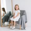 imageGINFIVE Toddler Girls Dress Shoes Mary Janes Ballerina Flats for Girls Shoes ToddlerGf381white