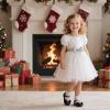 imageGINFIVE Toddler Girls Dress Shoes Mary Janes Ballerina Flats for Girls Shoes ToddlerGf389black