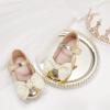 imageGINFIVE Toddler Girls Dress Shoes Mary Janes Ballerina Flats for Girls Shoes ToddlerGf389gold