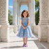 imageGINFIVE Toddler Girls Dress Shoes Mary Janes Ballerina Flats for Girls Shoes ToddlerGf389purple