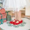 imageGINFIVE Toddler Girls Dress Shoes Mary Janes Ballerina Flats for Girls Shoes ToddlerGf389red