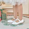 imageGINFIVE Toddler Girls Dress Shoes Mary Janes Ballerina Flats for Girls Shoes ToddlerGf389white