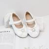 imageGINFIVE Toddler Girls Dress Shoes Mary Janes Ballerina Flats for Girls Shoes ToddlerGf389white