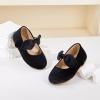 imageGINFIVE Toddler Girls Dress Shoes Mary Janes Ballerina Flats for Girls Shoes ToddlerGf93  Black