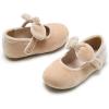 imageGINFIVE Toddler Girls Dress Shoes Mary Janes Ballerina Flats for Girls Shoes ToddlerGf93  Nude