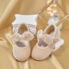 imageGINFIVE Toddler Girls Dress Shoes Mary Janes Ballerina Flats for Girls Shoes ToddlerGf93  Nude