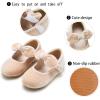 imageGINFIVE Toddler Girls Dress Shoes Mary Janes Ballerina Flats for Girls Shoes ToddlerGf93  Nude