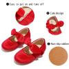 imageGINFIVE Toddler Girls Dress Shoes Mary Janes Ballerina Flats for Girls Shoes ToddlerGf93  Red