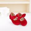 imageGINFIVE Toddler Girls Dress Shoes Mary Janes Ballerina Flats for Girls Shoes ToddlerGf93  Red