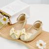 imageGINFIVE Toddler Girls Dress Shoes Mary Janes Ballerina Flats for Girls Shoes ToddlerGg11gold