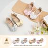 imageGINFIVE Toddler Girls Dress Shoes Mary Janes Ballerina Flats for Girls Shoes ToddlerGg11pink
