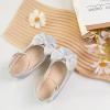 imageGINFIVE Toddler Girls Dress Shoes Mary Janes Ballerina Flats for Girls Shoes ToddlerGg11silver