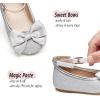 imageGINFIVE Toddler Girls Dress Shoes Mary Janes Ballerina Flats for Girls Shoes ToddlerGg11silver