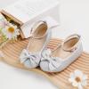 imageGINFIVE Toddler Girls Dress Shoes Mary Janes Ballerina Flats for Girls Shoes ToddlerGg11silver