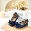 imageGINFIVE Toddler Girls Dress Shoes Mary Janes Ballerina Flats for Girls Shoes ToddlerGg13navy Blue