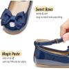 imageGINFIVE Toddler Girls Dress Shoes Mary Janes Ballerina Flats for Girls Shoes ToddlerGg13navy Blue