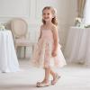 imageGINFIVE Toddler Girls Dress Shoes Mary Janes Ballerina Flats for Girls Shoes ToddlerGg13nude