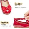 imageGINFIVE Toddler Girls Dress Shoes Mary Janes Ballerina Flats for Girls Shoes ToddlerGg13red