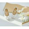 imageGINFIVE Toddler Girls Dress Shoes Mary Janes Ballerina Flats for Girls Shoes ToddlerGg13white