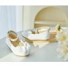 imageGINFIVE Toddler Girls Dress Shoes Mary Janes Ballerina Flats for Girls Shoes ToddlerGg13white