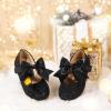 imageGINFIVE Toddler Girls Dress Shoes Mary Janes Ballerina Flats for Girls Shoes ToddlerGg14black