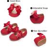 imageGINFIVE Toddler Girls Dress Shoes Mary Janes Ballerina Flats for Girls Shoes ToddlerGg14red