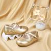 imageGINFIVE Toddler Girls Dress Shoes Mary Janes Ballerina Flats for Girls Shoes ToddlerGn22gold