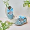 imageGINFIVE Toddler Girls Dress Shoes Mary Janes Ballerina Flats for Girls Shoes ToddlerGn26blue
