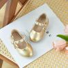 imageGINFIVE Toddler Girls Dress Shoes Mary Janes Ballerina Flats for Girls Shoes ToddlerGn27gold