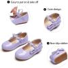 imageGINFIVE Toddler Girls Dress Shoes Mary Janes Ballerina Flats for Girls Shoes ToddlerGn27purple